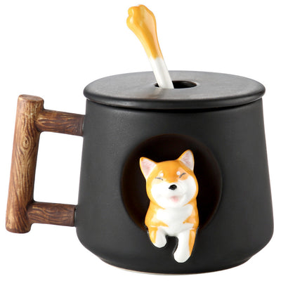 Taza Cerámica Personalizada con Tapa y Cuchara - Image 10