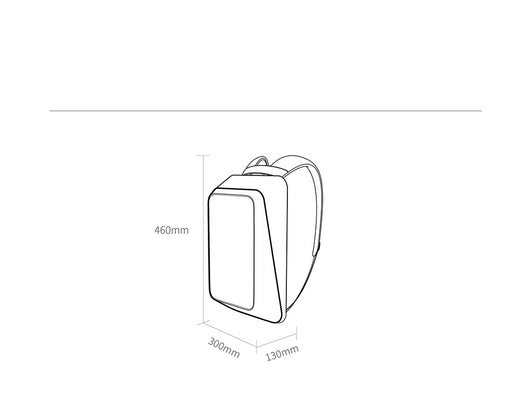 Mochila de Viaje CUBE Series Casco Duro - Bolso Ejecutivo para Laptop - Image 17