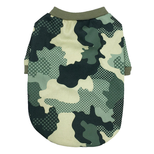 Suéter Polar Camuflaje para Perros - Abrigo Cálido y Elegante