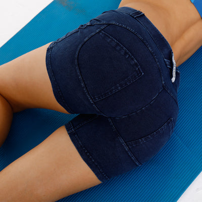 Shorts Deportivos Yoga Mujer Cintura Alta con Estiramiento - Image 15