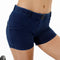 Shorts Deportivos Yoga Mujer Cintura Alta con Estiramiento
