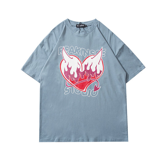 Conjunto Deportivo Hip-Hop para Parejas - Camiseta Manga Corta Estilo Urbano