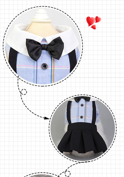 Ropa a Juego para Perros - Traje Estudiante Primavera Verano - Image 11