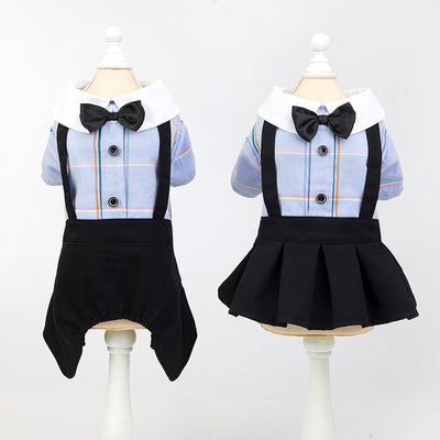 Ropa a Juego para Perros - Traje Estudiante Primavera Verano - Image 12