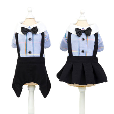 Ropa a Juego para Perros - Traje Estudiante Primavera Verano - Image 6