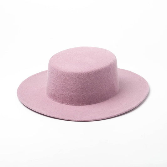 Sombrero de Lana Pura Estilo Clásico para Otoño e Invierno
