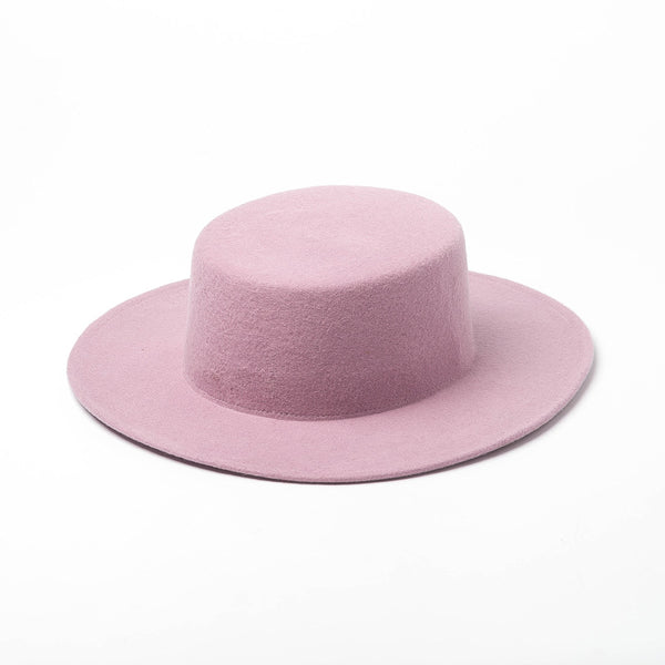 Sombrero de Lana Pura Estilo Clásico para Otoño e Invierno