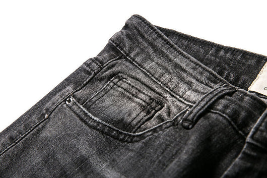 Pantalones de Cuero y Denim para Motocicleta Estilo Urbano Negro - Image 12