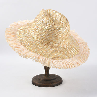 Sombrero de Ala Ancha Protección Solar Estilo Vacacional Playa - Image 5