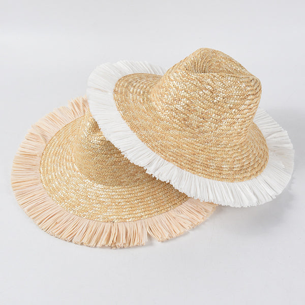 Sombrero de Ala Ancha Protección Solar Estilo Vacacional Playa
