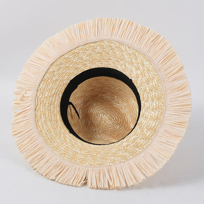 Sombrero de Ala Ancha Protección Solar Estilo Vacacional Playa - Image 3