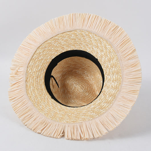 Sombrero de Ala Ancha Protección Solar Estilo Vacacional Playa - Image 3
