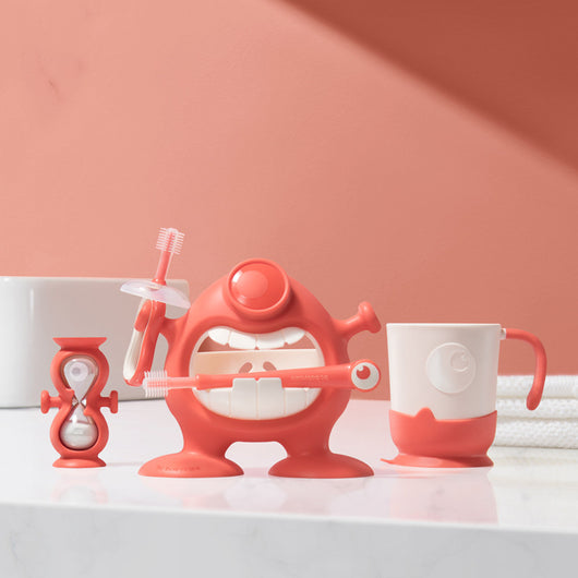 Set de Cepillos de Silicona para Bebés - Entrenamiento de Higiene Bucal