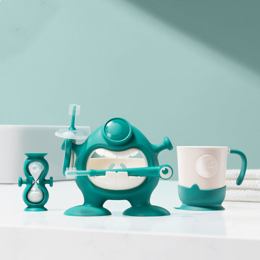 Set de Cepillos de Silicona para Bebés - Entrenamiento de Higiene Bucal - Image 2