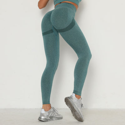 Leggins Yoga Cintura Alta Elásticos sin Costuras Secado Rápido Mujer - Image 9