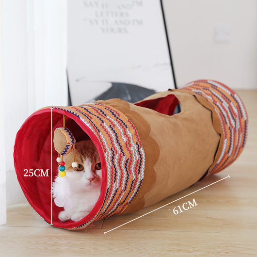 Carpa Interactiva para Gatos con Agujeros de Juego - Image 9
