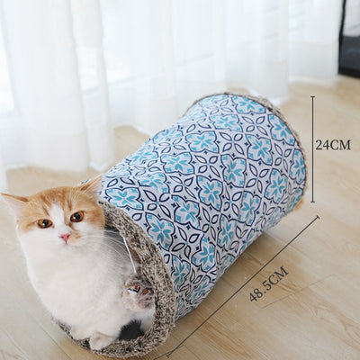 Carpa Interactiva para Gatos con Agujeros de Juego - Image 4