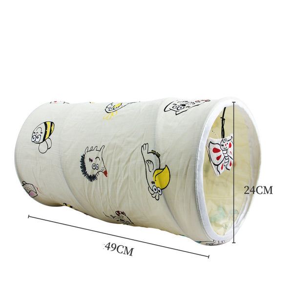Carpa Interactiva para Gatos con Agujeros de Juego