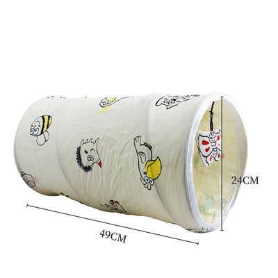 Carpa Interactiva para Gatos con Agujeros de Juego - Image 2