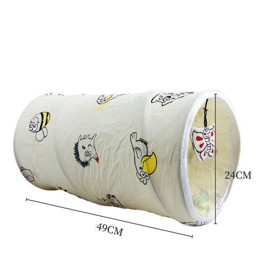 Carpa Interactiva para Gatos con Agujeros de Juego - Image 2