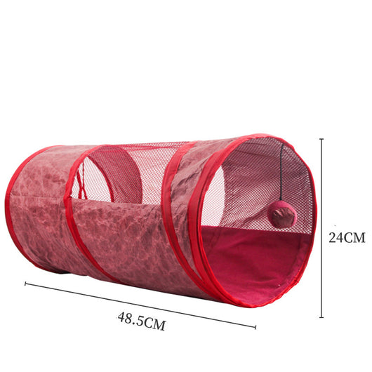 Carpa Interactiva para Gatos con Agujeros de Juego - Image 3