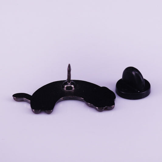 Pin Broche Gato Arcoíris con Brillo - Joya Creativa para Solapa - Image 2