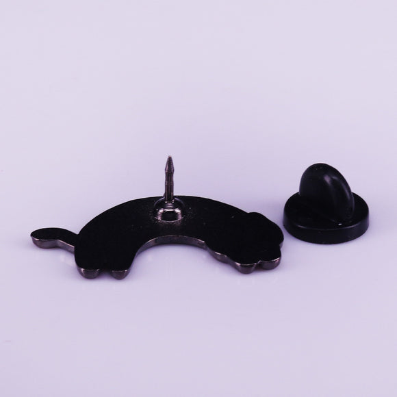 Pin Broche Gato Arcoíris con Brillo - Joya Creativa para Solapa