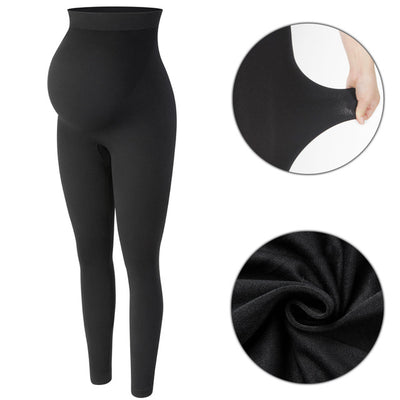 Pantalones Ajustados de Cintura Alta para Embarazadas - Image 3
