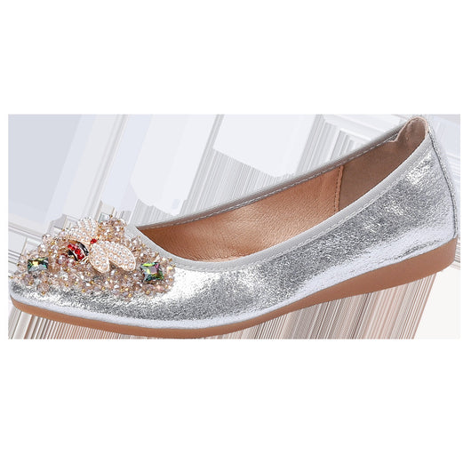 Zapatos Casuales para Mujer con Strass Estilo Coreano - Image 9