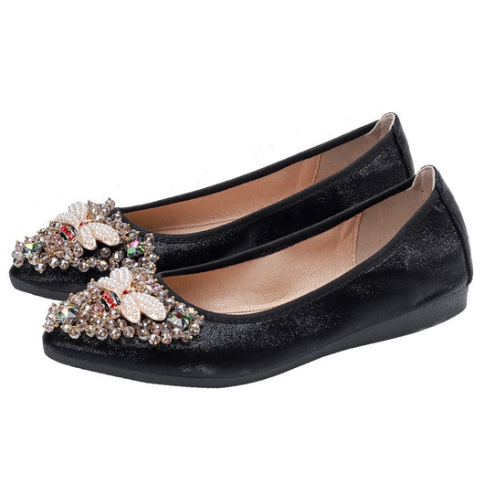 Zapatos Casuales para Mujer con Strass Estilo Coreano - Image 7