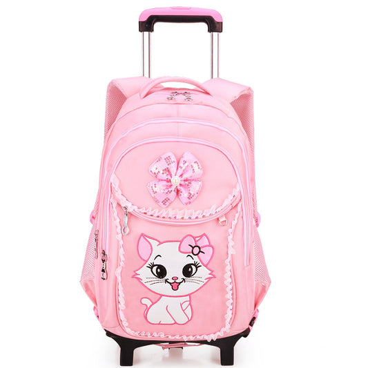 Mochila Trolley Escolar para Niños de Primaria
