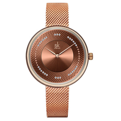 Reloj Resistente al Agua con Esfera Grande y Diseño Minimalista