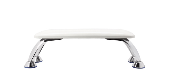 Escalera de Peldaño Blanca Estilo Europeo para Salón de Uñas - Fácil de Limpiar