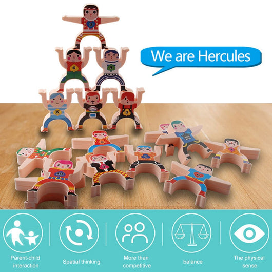 Bloques Apilables Hércules: Juego Interactivo Padre-Hijo de Equilibrio y Construcción - Image 6