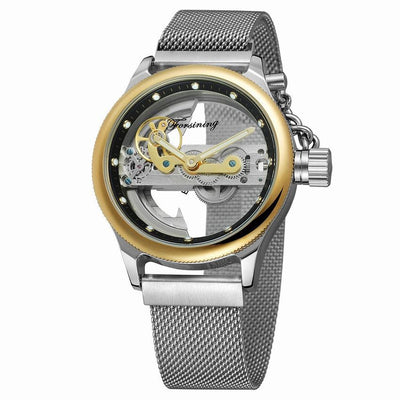 Reloj Automático Tourbillon con Correa Mesh Impermeable - Image 6