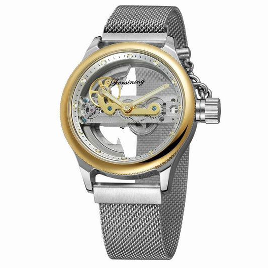 Reloj Automático Tourbillon con Correa Mesh Impermeable - Image 2
