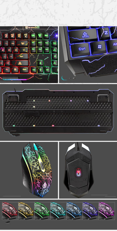 Set Teclado y Ratón Gaming 4D con Iluminación RGB - Image 16