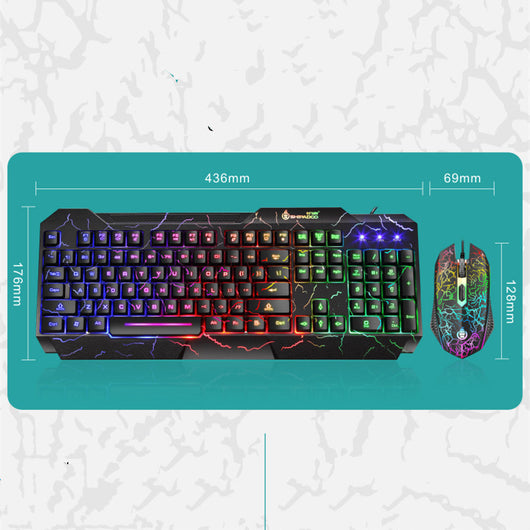 Set Teclado y Ratón Gaming 4D con Iluminación RGB - Image 12