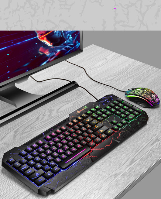 Set Teclado y Ratón Gaming 4D con Iluminación RGB - Image 6