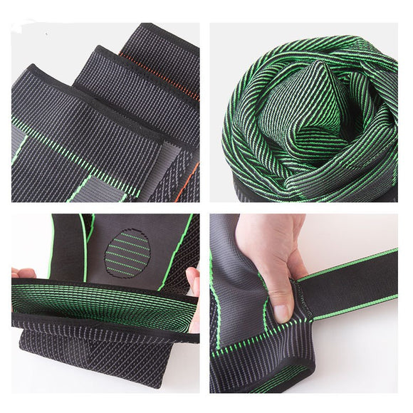 Rodilleras Deportivas con Correas Largas - Protección Antideslizante para Running y Fitness