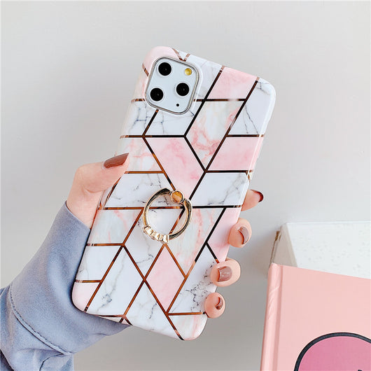 Soporte Anillo para Teléfono Móvil - Diseño Romboidal con Funda Suave - Image 4