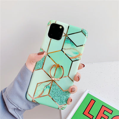 Soporte Anillo para Teléfono Móvil - Diseño Romboidal con Funda Suave - Image 3