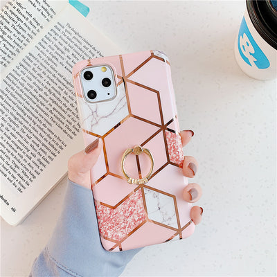 Soporte Anillo para Teléfono Móvil - Diseño Romboidal con Funda Suave - Image 5