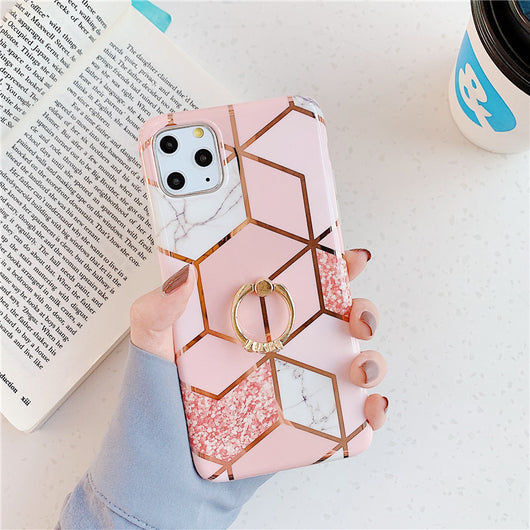 Soporte Anillo para Teléfono Móvil - Diseño Romboidal con Funda Suave - Image 5