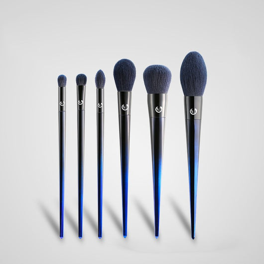 Set de Brochas de Maquillaje con Polvo Suelto, Rubor Brillante y Difuminador - Image 5