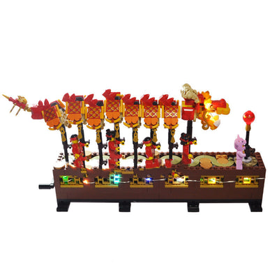 Juego de Luces LED Danza del Dragón - Bloques de Construcción Año Nuevo - Image 6