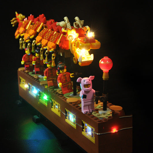 Juego de Luces LED Danza del Dragón - Bloques de Construcción Año Nuevo - Image 8