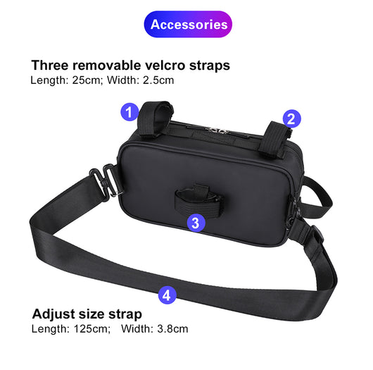 Bolsa Frontal Triangular Impermeable para Bicicleta - Image 6