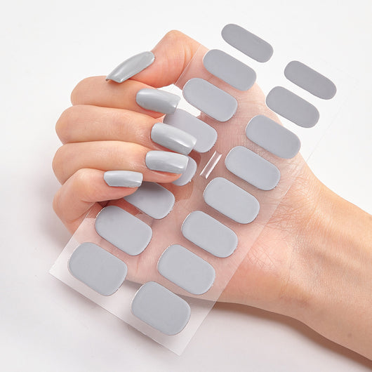 Calcomanías de Uñas Adhesivas Impermeables con Letras y Colores - Image 3
