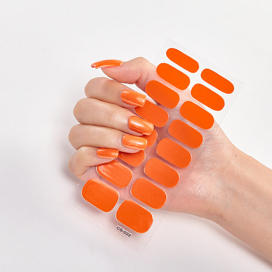 Calcomanías de Uñas Adhesivas Impermeables con Letras y Colores - Image 17